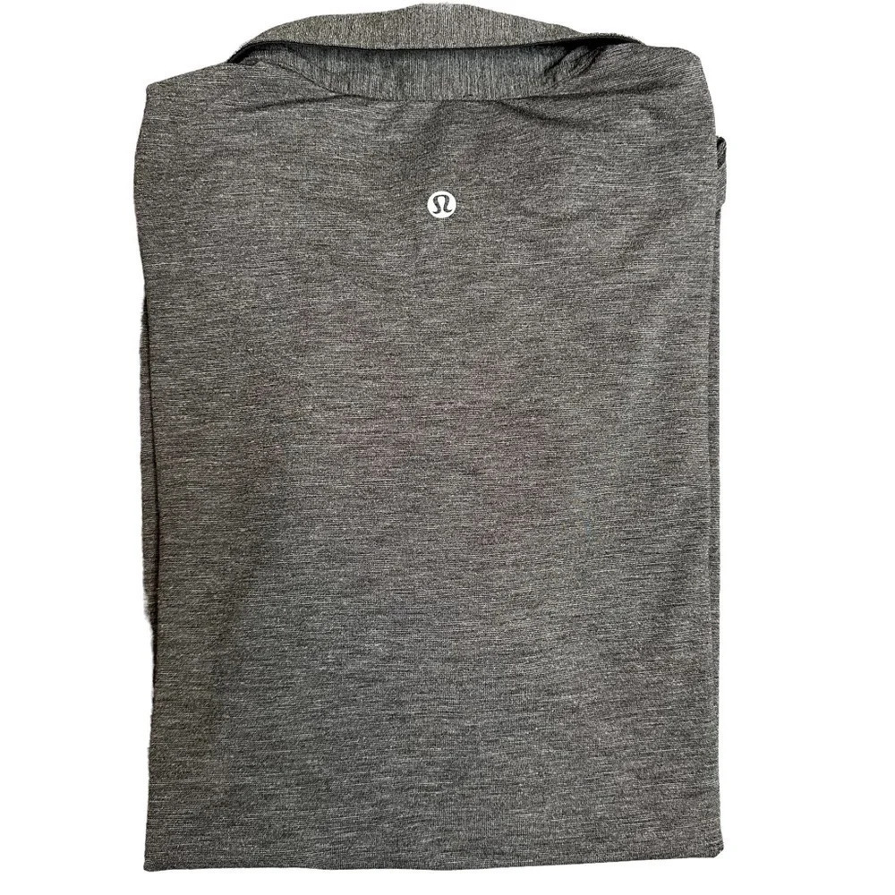 Lululemon Men's Gray Heathered Performance Polo Shirt